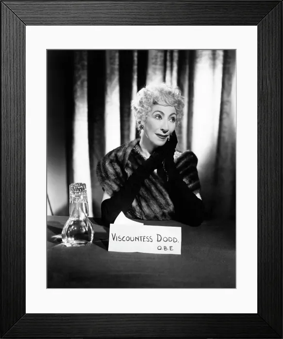 Framed Print : FOLLY TO BE WISE, Martita Hunt, 1953 Framed Print : FOLLY TO BE WISE, Martita Hunt, 1953