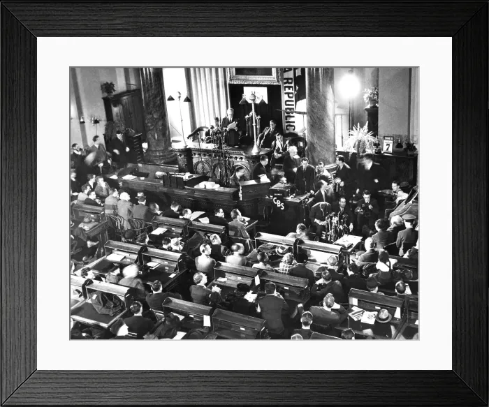 Framed Print : Governor Culbert Olson pardoned Tom Mooney, the Preparedness Day Bombing prisoner. Jan. 7, 1939 Framed Print : Governor Culbert Olson pardoned Tom Mooney, the Preparedness Day Bombing prisoner. Jan. 7, 1939
