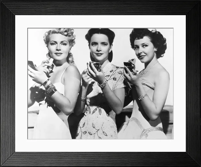 Framed Print : KEEP YOUR POWDER DRY, from left: Lana Turner, Susan Peters, Laraine Day, 1945 Framed Print : KEEP YOUR POWDER DRY, from left: Lana Turner, Susan Peters, Laraine Day, 1945