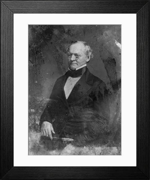 Framed Print : George Washington Crawford, ca. 1850s. Mathhew Brady Studio Framed Print : George Washington Crawford, ca. 1850s. Mathhew Brady Studio