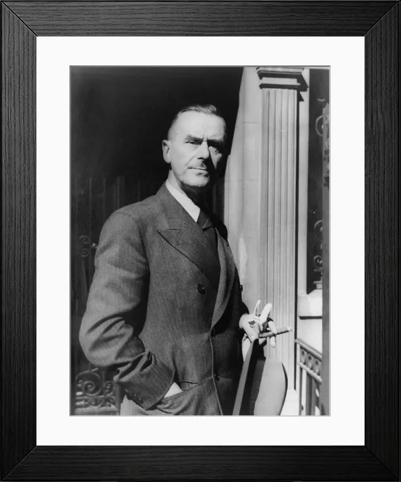 Framed Print : Thomas Mann, (1875-1955) German novelist, won the 1929 Nobel Prize for Literature Framed Print : Thomas Mann, (1875-1955) German novelist, won the 1929 Nobel Prize for Literature