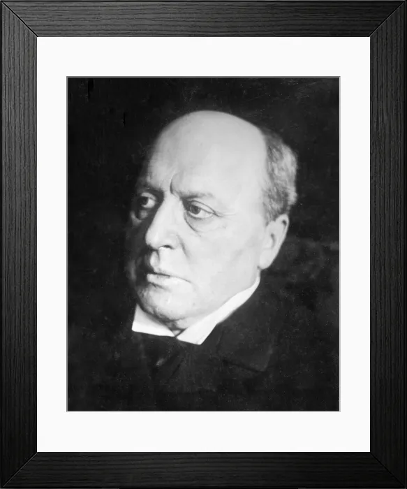 Framed Print : Henry James (1843-1916), American novelist who wrote about interactions of European and American societies and customs of the wealthy international sets Framed Print : Henry James (1843-1916), American novelist who wrote about interactions of European and American societies and customs of the wealthy international sets