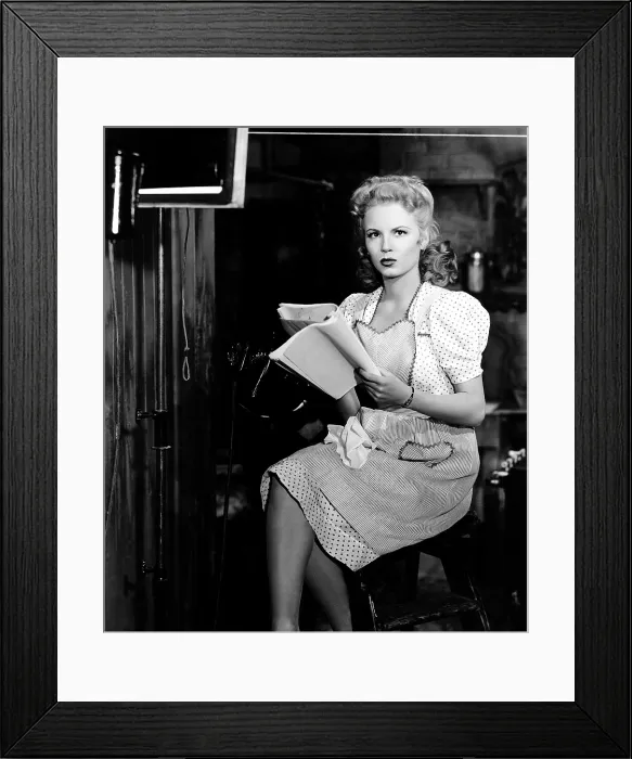 Framed Print : MY SISTER EILEEN, Janet Blair, on-set, 1942