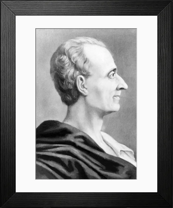 Framed Print : Charles Montesquieu (Charles-Louis de Secondat, baron de La Brde et de Montesquieu, 1689-1755) French political philosopher and author of 'The Spirit of Laws, ' 1750 Framed Print : Charles Montesquieu (Charles-Louis de Secondat, baron de La Brde et de Montesquieu, 1689-1755) French political philosopher and author of 'The Spirit of Laws, ' 1750