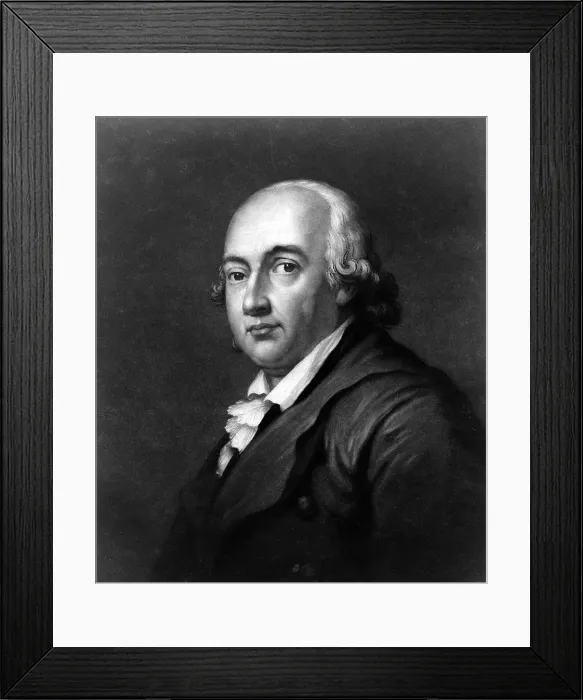 Framed Print : Johann Gottfried Herder (1744-1803) German Romantic writer and philosopher