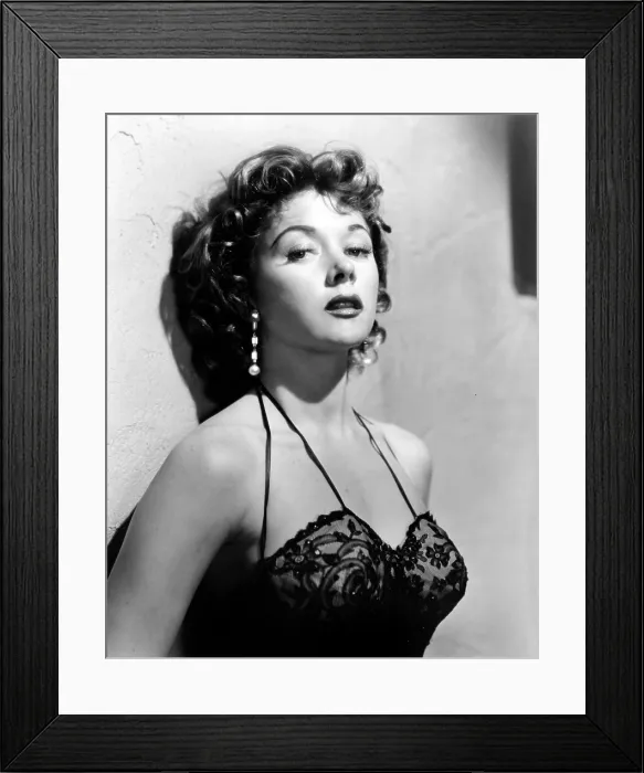 Framed Print : NAKED ALIBI, Gloria Grahame, 1954 Framed Print : NAKED ALIBI, Gloria Grahame, 1954
