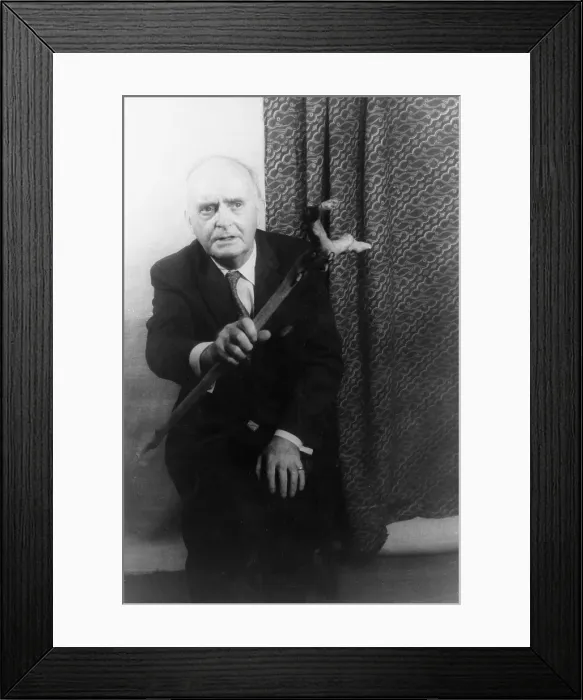 Framed Print : Padraic Colum (1881-1972) holding walking stick, in 1959 portrait by Carl Van Vechten, wrote poetry, novels, folklore, and children's books with Celtic themes Framed Print : Padraic Colum (1881-1972) holding walking stick, in 1959 portrait by Carl Van Vechten, wrote poetry, novels, folklore, and children's books with Celtic themes