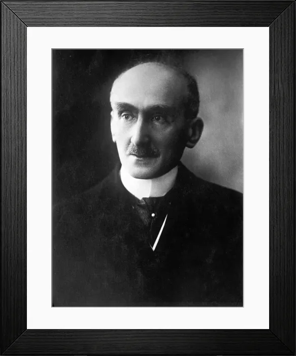 Framed Print : Henri Bergson, (1859-1941) French philosopher who won the Nobel Prize for Literature in 1927. 1925 photo by Henri Manuel