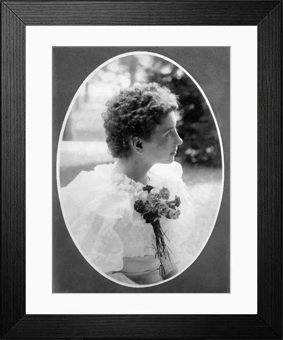 Framed Print : Helen Keller (1880-1968), blind and dead since age 2, in 1909 at the age of 29. She had already published three books on overcoming her disabilities