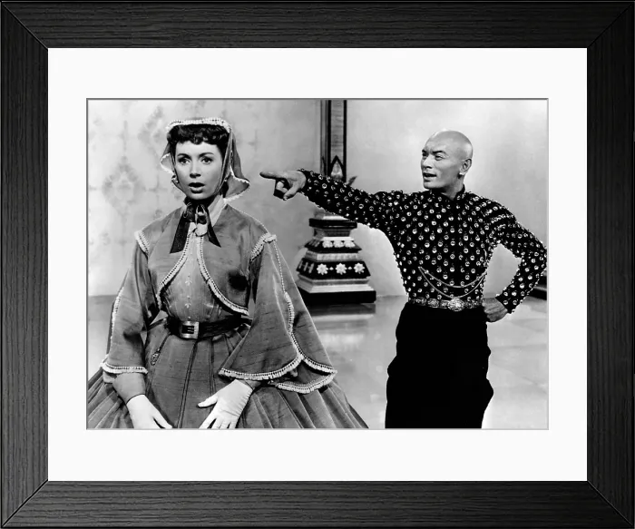 Framed Print : THE KING AND I, Deborah Kerr, Yul Brynner, 1956, TM & Copyright (c) 20th Century Fox Film Corp. All rights reserved