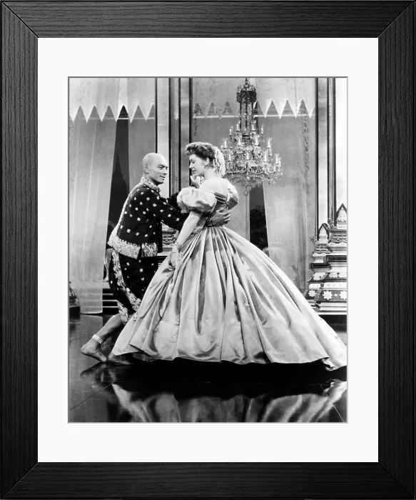 Framed Print : THE KING AND I, from left, Yul Brynner, Deborah Kerr, 1956, TM and Copyright 20th Century Fox Film Corp. All rights reserved