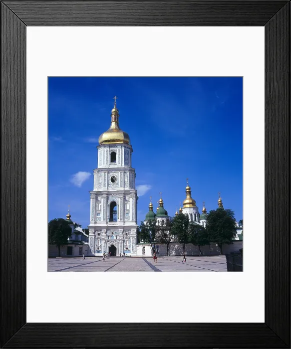 Framed Print : UKRAINE. Kiev. Saint Sophia Cathedral, 11th century. UNESCO World Heritage Site. Baroque art. Architecture. - Iberfoto / Everett Collection (130572)**US SALES ONLY** Framed Print : UKRAINE. Kiev. Saint Sophia Cathedral, 11th century. UNESCO World Heritage Site. Baroque art. Architecture. - Iberfoto / Everett Collection (130572)**US SALES ONLY**