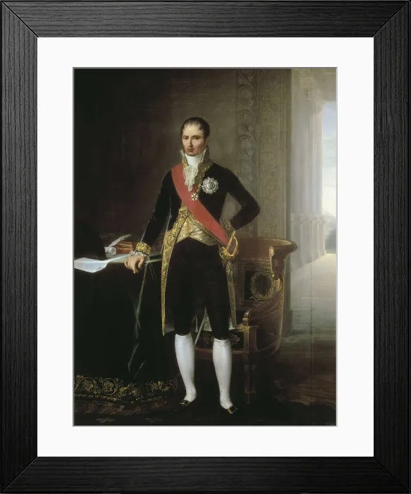 Framed Print : BONAPARTE, Joseph (1768-1844). Oil on canvas. ITALY. Milan. Risorgimento Museum. AISA / Everett Collection**US SALES ONLY**
