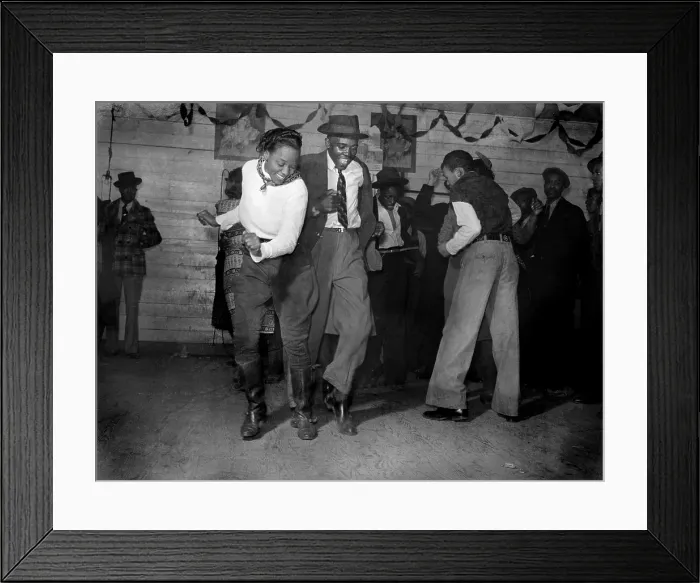 Framed Print : African American juke joint, original title: Jitterbugging in a Negro Juke Joint on Saturday evening, outside Clarksdale, by Marion Post Wolcott, Clarksdale Framed Print : African American juke joint, original title: Jitterbugging in a Negro Juke Joint on Saturday evening, outside Clarksdale, by Marion Post Wolcott, Clarksdale