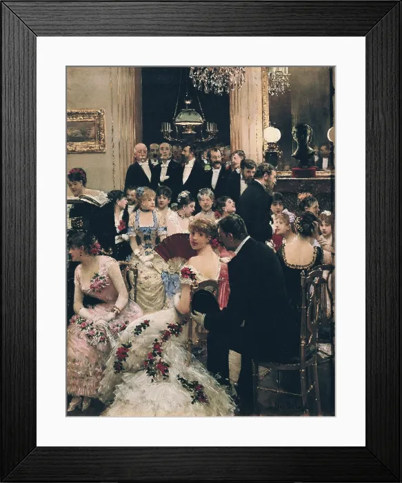 Framed Print : BERAUD, Jean (1849-1935). The Soiree. ca. 1880. Oil on canvas. FRANCE. Paris. Musee Carnavalet (Carnavalet Museum). - ADO / Iberfoto / Everett Collection (129921)**US SALES ONLY** Framed Print : BERAUD, Jean (1849-1935). The Soiree. ca. 1880. Oil on canvas. FRANCE. Paris. Musee Carnavalet (Carnavalet Museum). - ADO / Iberfoto / Everett Collection (129921)**US SALES ONLY**