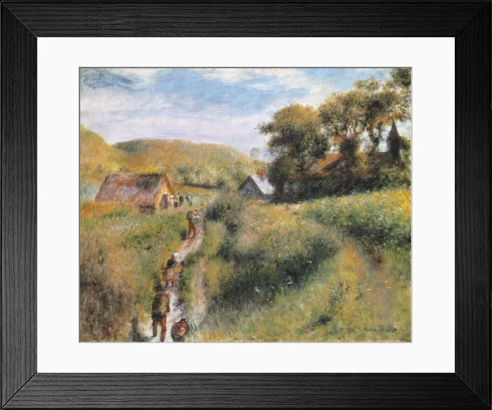 Framed Print : RENOIR, Pierre-Auguste (1841-1919). The Vintagers. 1879. Impressionism. Oil on canvas. UNITED STATES OF AMERICA. Washington. National Gallery of Art