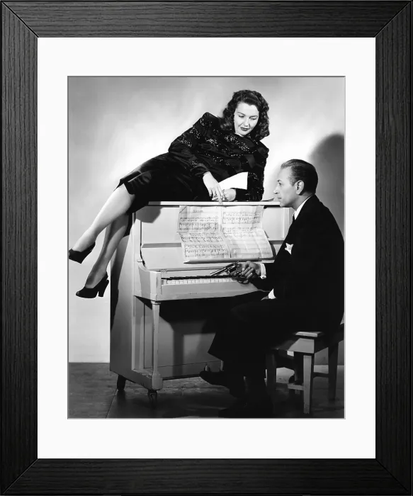 Framed Print : NOCTURNE, from left, Lynn Bari, George Raft, 1946 Framed Print : NOCTURNE, from left, Lynn Bari, George Raft, 1946