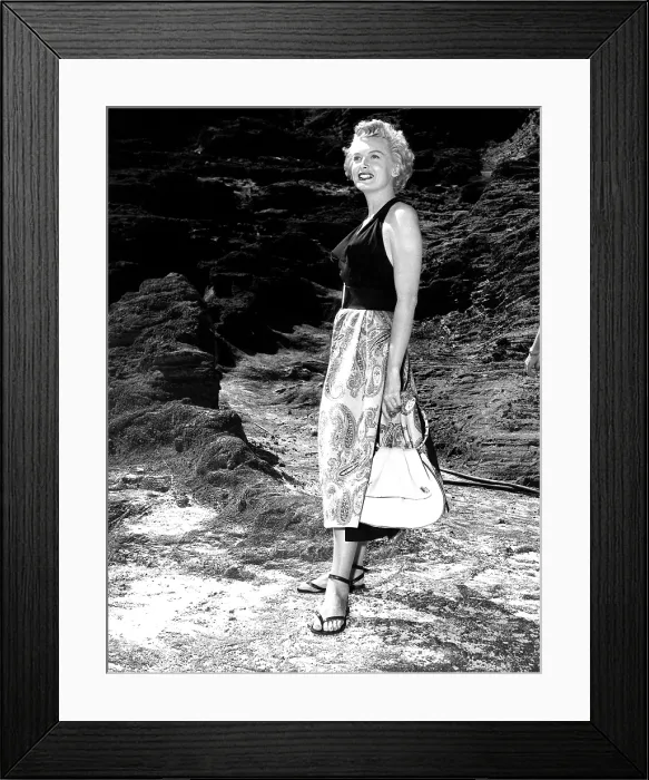 Framed Print : FROM HERE TO ETERNITY, Deborah Kerr, on location in Hawaii, 1953