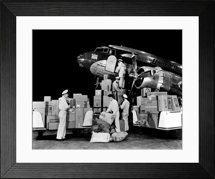 Framed Print : United Airlines cargo airplane, 1942. Courtesy: CSU Archives / Everett Collection Framed Print : United Airlines cargo airplane, 1942. Courtesy: CSU Archives / Everett Collection