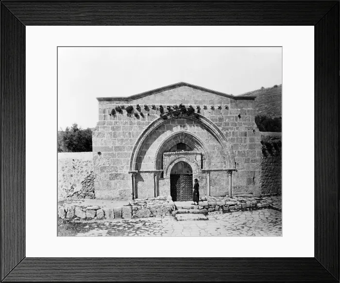Framed Print : The tomb of Virgin Mary and the cave of the agony, Jerusalem, Israel, circa late 1800s Framed Print : The tomb of Virgin Mary and the cave of the agony, Jerusalem, Israel, circa late 1800s