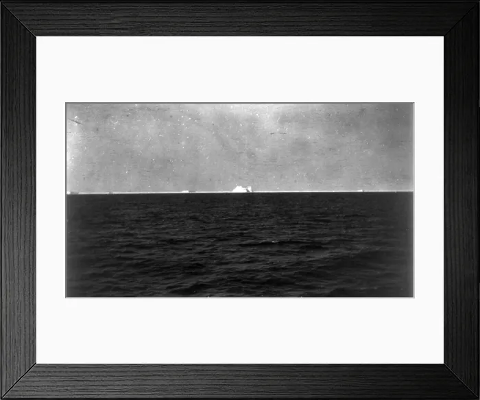 Framed Print : TITANIC, iceberg that sank the Titanic (view from S.S. Carpathia), May, 1912