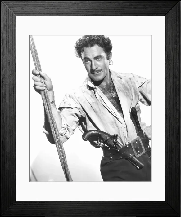Framed Print : CAPTAIN KIDD, Gilbert Roland, 1945 Framed Print : CAPTAIN KIDD, Gilbert Roland, 1945