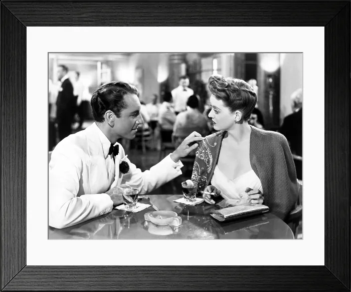 Framed Print : NOW, VOYAGER, from left, Paul Henreid, Bette Davis, 1942