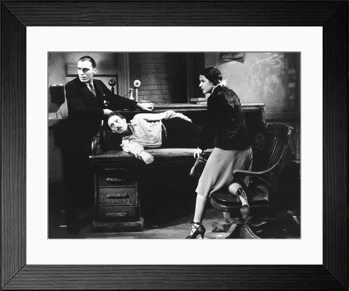 Framed Print : THE FRONT PAGE, Pat O'Brien, George E. Stone, Mae Clarke, 1931 Framed Print : THE FRONT PAGE, Pat O'Brien, George E. Stone, Mae Clarke, 1931