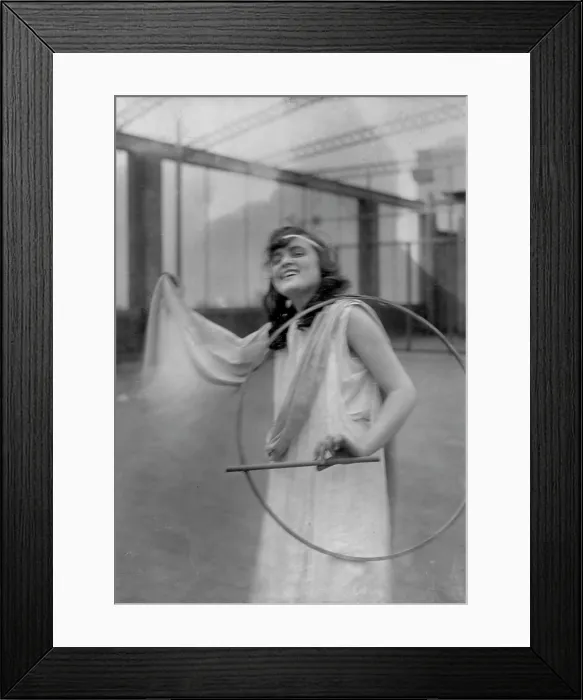 Framed Print : Portrait of a young actress, original caption: Miss Mackay's Pageant Children of Sunshine and Shadow as presented at Washington Irving High School, New York Framed Print : Portrait of a young actress, original caption: Miss Mackay's Pageant Children of Sunshine and Shadow as presented at Washington Irving High School, New York