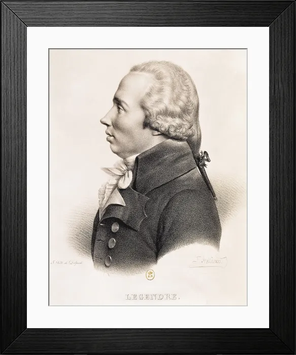 Framed Print : Legendre, Adrien-Marie (1752-1833). French mathematician. Litography. FRANCE. Paris. National Library. AISA / Everett Collection**US SALES ONLY**