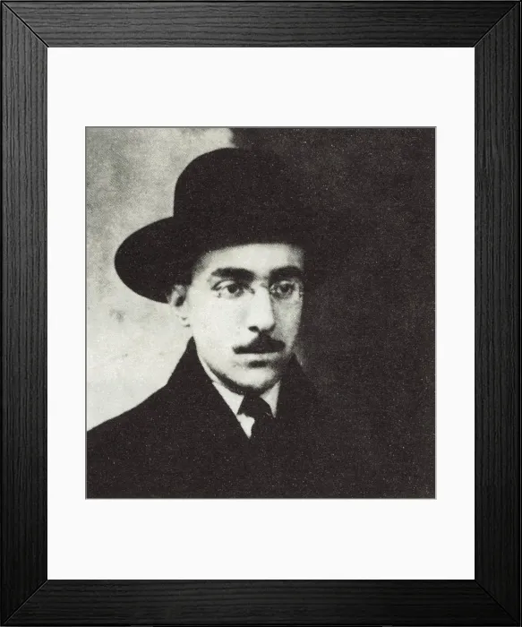 Framed Print : PESSOA, Fernando (1888-1935). Portuguese poet. AISA / Everett Collection**US SALES ONLY**