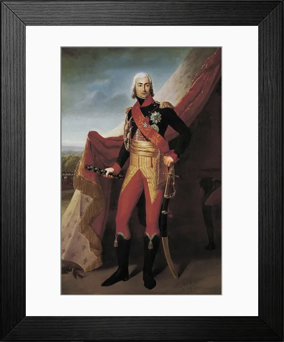 Framed Print : BESSIERES, Jean-Baptiste (1768-1813). Marshal of the French Empire. Duke of Istria. He fought with Napoleon in the campaigns of Egypt, Spain and Russia