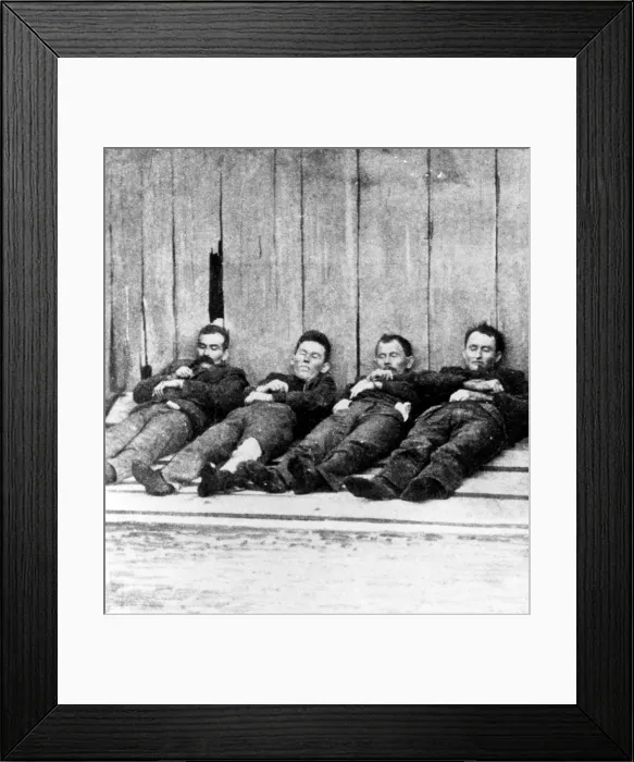 Framed Print : The Dalton Gang after death, 1892. Courtesy: CSU Archives / Everett Collection
