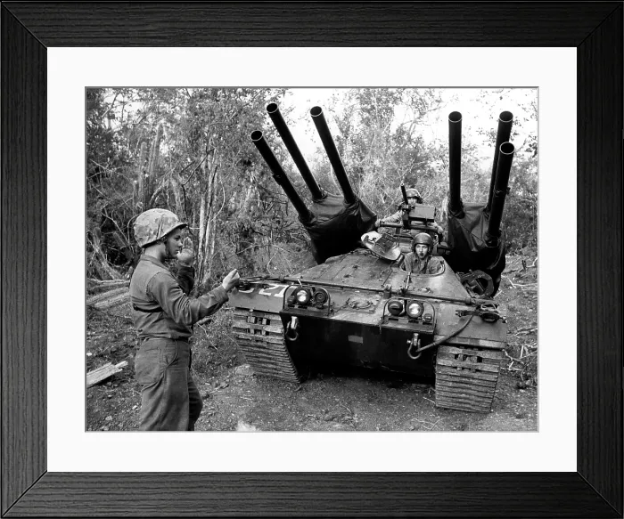 Framed Print : Cuban Missile Crisis, Marine Pfc. Thomas J. Wesley directing an Ontos anti-tank weapon in preparation against suprise attacks, Guantonamo Naval Base, Cuba, November 15, 1962 Framed Print : Cuban Missile Crisis, Marine Pfc. Thomas J. Wesley directing an Ontos anti-tank weapon in preparation against suprise attacks, Guantonamo Naval Base, Cuba, November 15, 1962