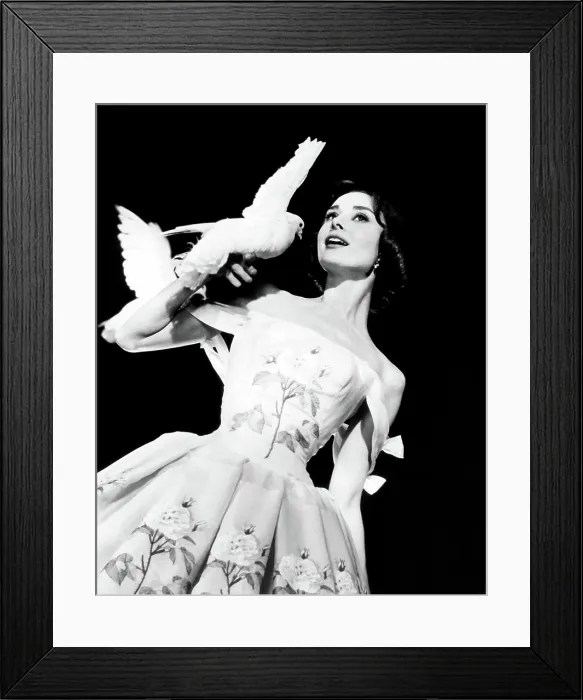 Framed Print : FUNNY FACE, Audrey Hepburn, 1957