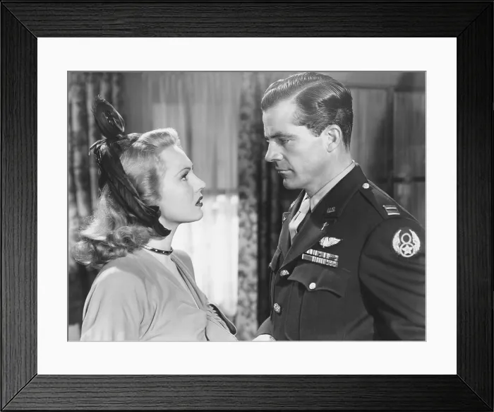 Framed Print : THE BEST YEARS OF OUR LIVES, from left: Virginia Mayo, Dana Andrews, 1946