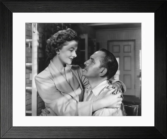 Framed Print : THE BEST YEARS OF OUR LIVES, from left: Myrna Loy, Fredric March, 1946