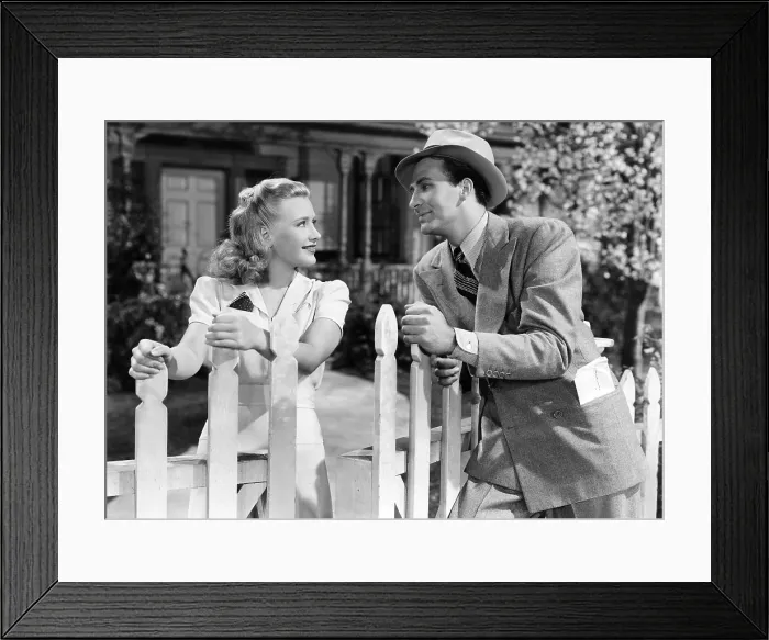 Framed Print : FOUR DAUGHTERS, Priscilla Lane, Jeffrey Lynn, 1938