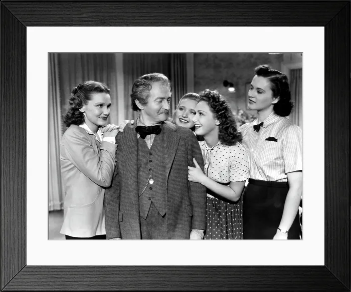 Framed Print : FOUR DAUGHTERS, Lola Lane, Claude Rains, Priscilla Lane, Rosemary Lane, Gale Page, 1938 Framed Print : FOUR DAUGHTERS, Lola Lane, Claude Rains, Priscilla Lane, Rosemary Lane, Gale Page, 1938