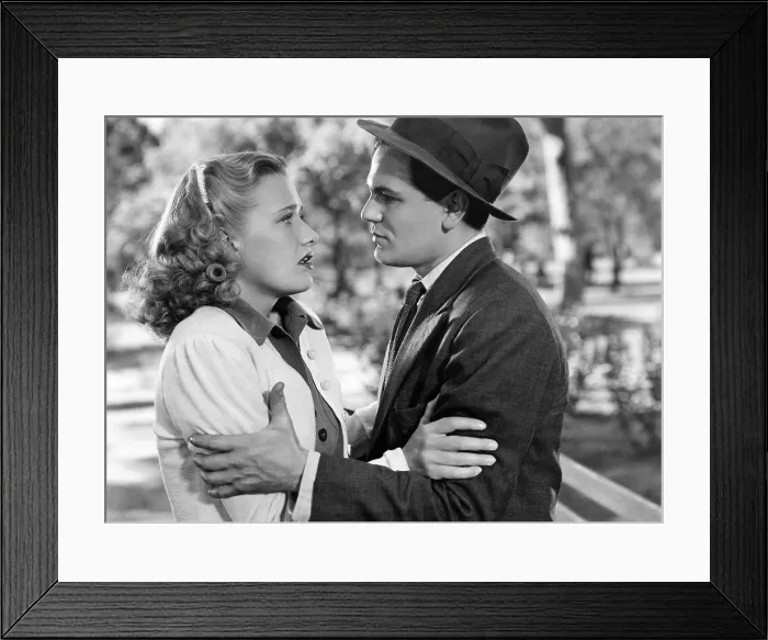 Framed Print : FOUR DAUGHTERS, from left: Priscilla Lane, John Garfield, 1938 Framed Print : FOUR DAUGHTERS, from left: Priscilla Lane, John Garfield, 1938