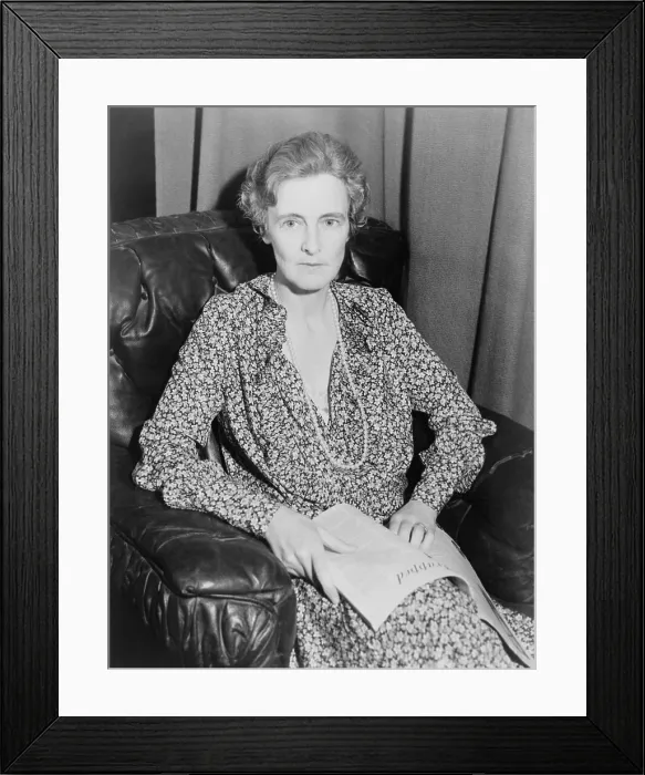 Framed Print : Mrs. Granville R. Fortescue, mother of the unstable Thalia Massie, who is believed to have falsely accused five men of rape to cover up her own indiscretions