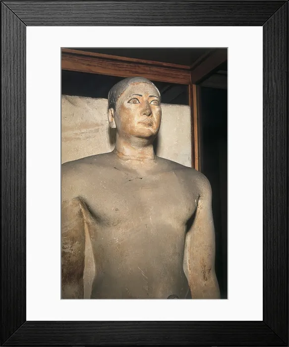 Framed Print : The Priest Ra'Nufer. 5th Dynasty (2498-2345 BC). Egyptian art. Old Kingdom. EGYPT. Cairo. Egyptian Museum. AISA / Everett Collection**US SALES ONLY**