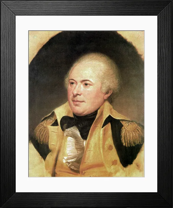 Framed Print : James Wilkinson, General of the Continental Army, the Revolutionary War. Oil on canvas by Charles Willson Peale, ca. 1797 Framed Print : James Wilkinson, General of the Continental Army, the Revolutionary War. Oil on canvas by Charles Willson Peale, ca. 1797