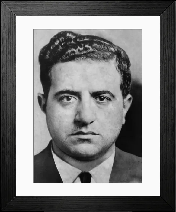 Framed Print : Albert Anastasia (1902-1957), was boss of Murder Inc