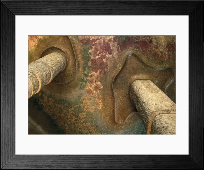 Framed Print : GAUDI i CORNET, Antoni (1852-1926). Mil House or La Pedrera. 1906-1910. SPAIN. Barcelona. Modernism. Architecture Framed Print : GAUDI i CORNET, Antoni (1852-1926). Mil House or La Pedrera. 1906-1910. SPAIN. Barcelona. Modernism. Architecture