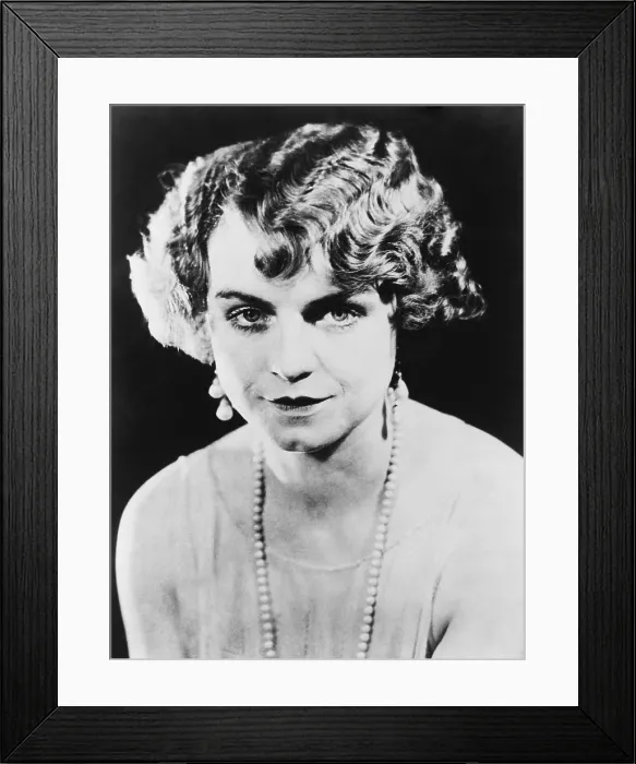 Framed Print : Dorothy King was a woman with a very active roaring twenties social life in New York
