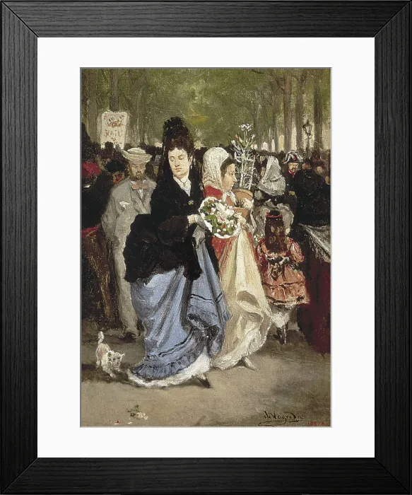 Framed Print : VAYREDA i VILA, Joaquim (1843-1894). La Rambla. 1870s. Oil on canvas. SPAIN. Barcelona. National Art Museum of Catalonia. AISA / Everett Collection**US SALES ONLY** Framed Print : VAYREDA i VILA, Joaquim (1843-1894). La Rambla. 1870s. Oil on canvas. SPAIN. Barcelona. National Art Museum of Catalonia. AISA / Everett Collection**US SALES ONLY**