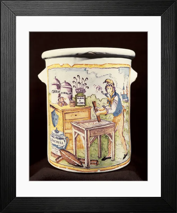 Framed Print : Glass for tobacco (18th c.). Bordeaux ceramics. Ceramics. FRANCE. Svres. Sevres National Museum for Ceramics. AISA / Everett Collection (614)**US SALES ONLY** Framed Print : Glass for tobacco (18th c.). Bordeaux ceramics. Ceramics. FRANCE. Svres. Sevres National Museum for Ceramics. AISA / Everett Collection (614)**US SALES ONLY**