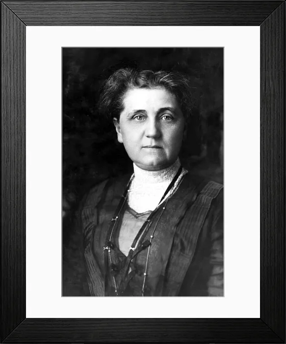 Framed Print : Jane Addams in 1913. Courtesy: CSU Archives / Everett Collection Framed Print : Jane Addams in 1913. Courtesy: CSU Archives / Everett Collection