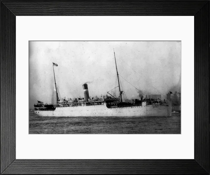 Framed Print : U.S. Army transport BUFORD, the 'Soviet Ark, ' used to deport aliens to Russia, Dec. 21, 1919
